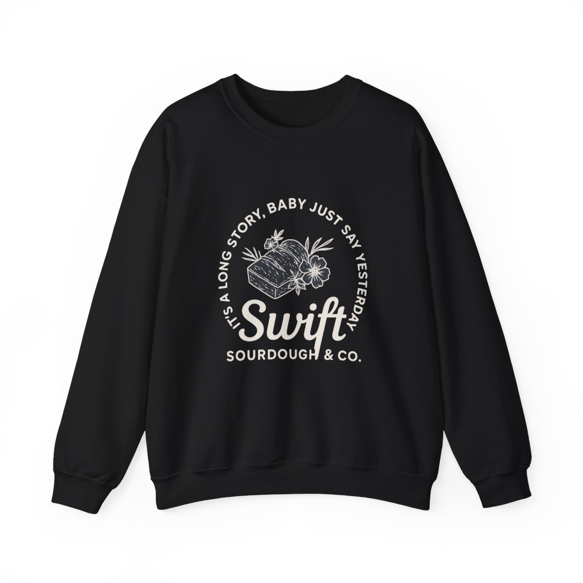 Swift Sourdough Showgirl Energy Crewneck Sweatshirt