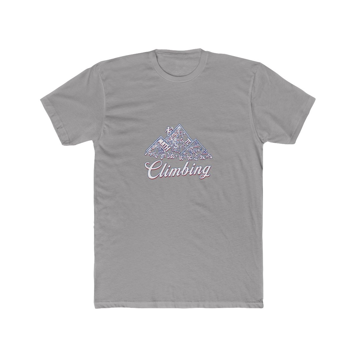 Numbers Climbing to New Heights Pun T Shirt - Math Climber Gift
