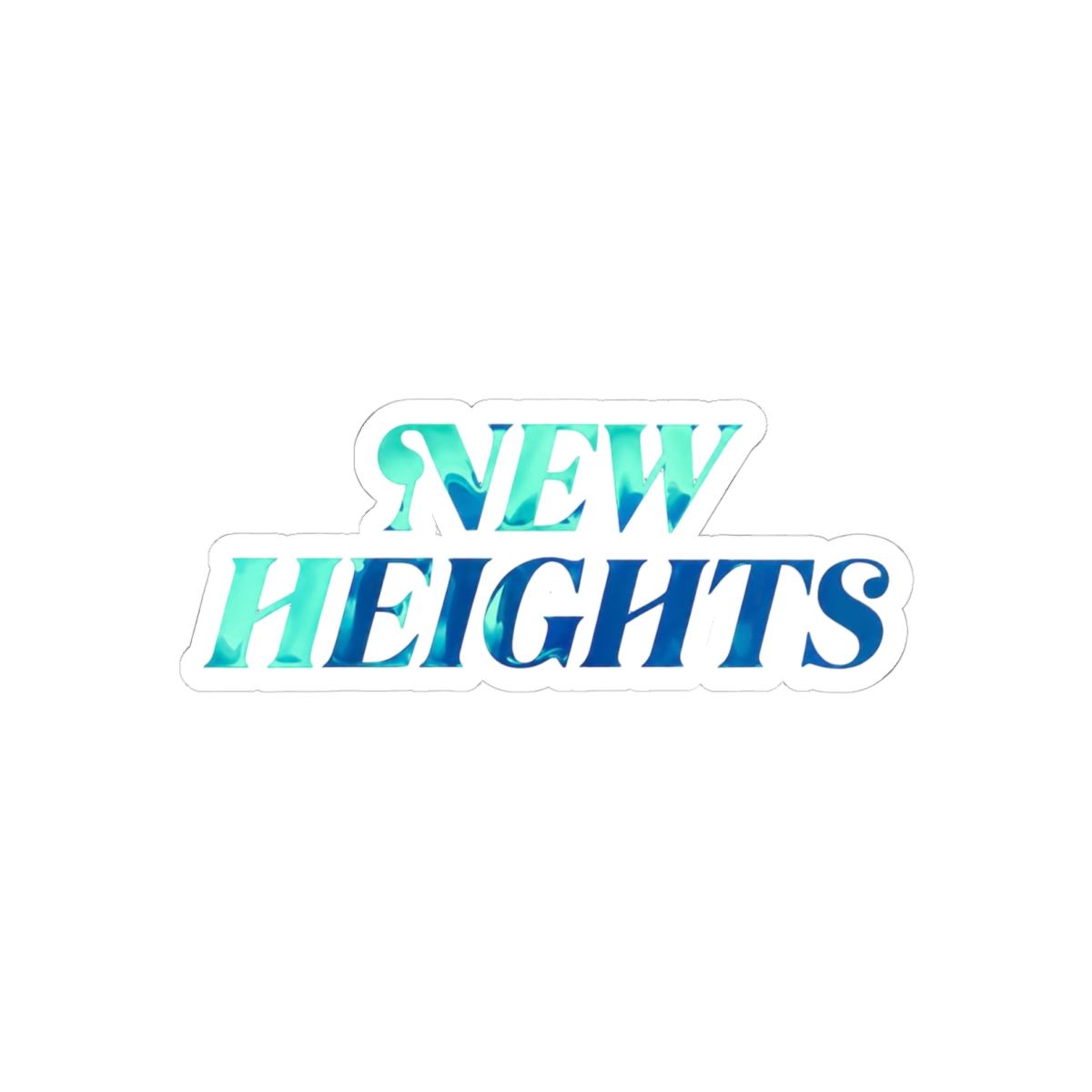 New Heights Sticker