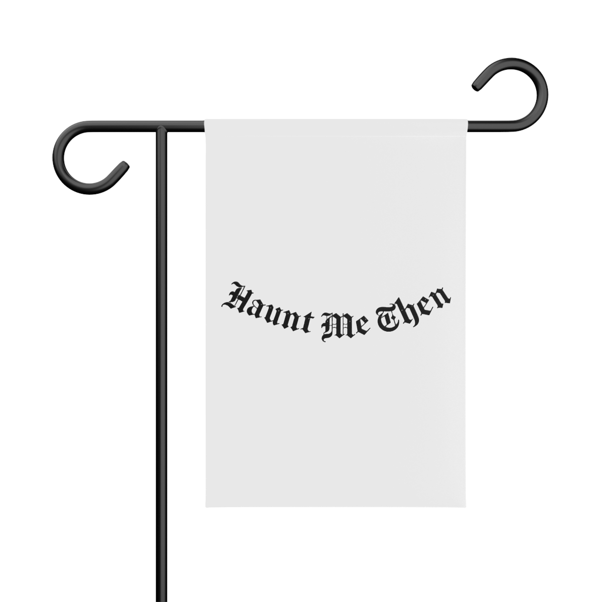 Haunt Me Then Old English Gothic Banner, Wuthering Heights Heathcliffe Quote, Goth Blackletter, Literature Book Lover Gift Emily Brontë