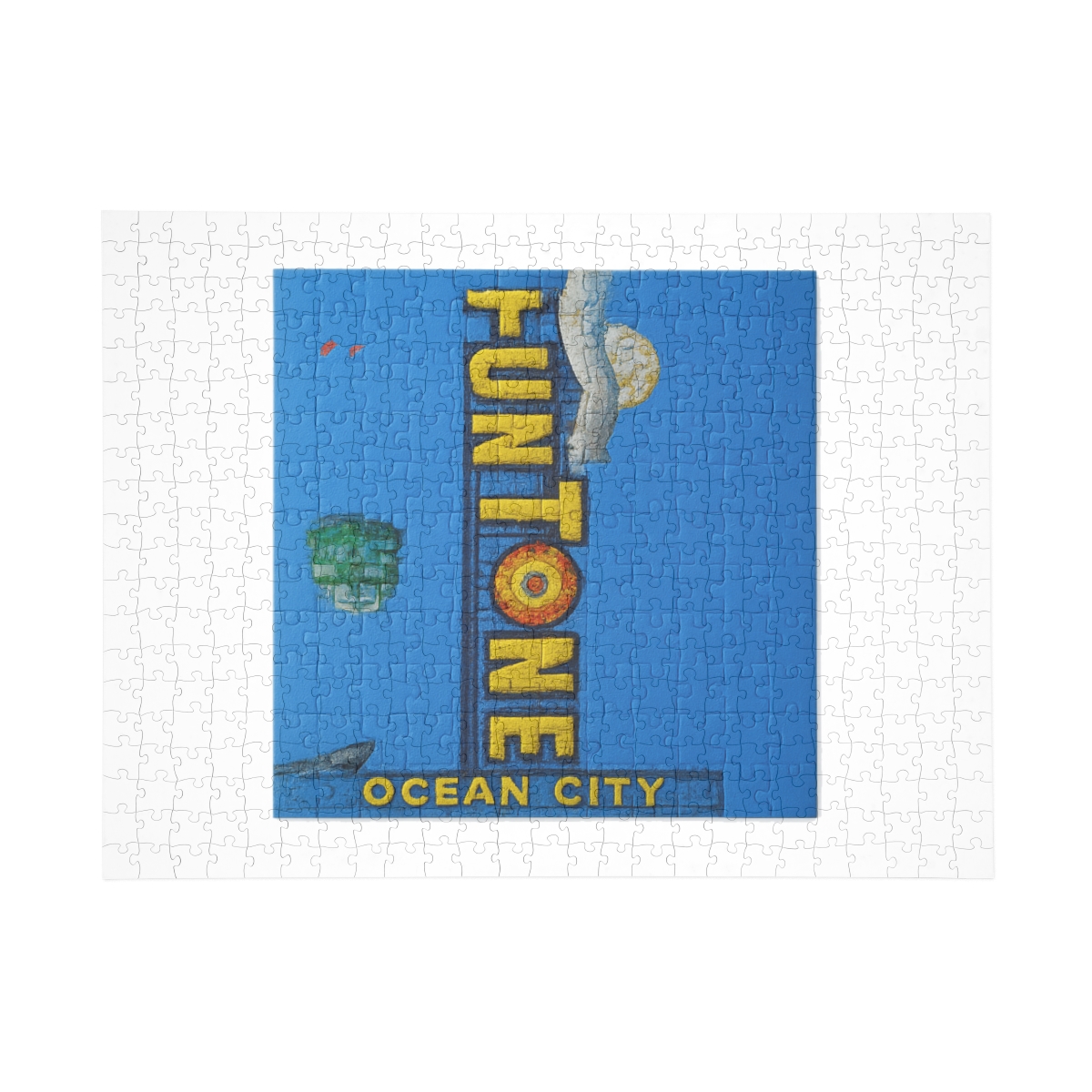 Funtown Pier Seaside Heights New Jersey Shore Jigsaw Puzzle